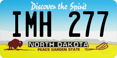 ND license plate IMH277