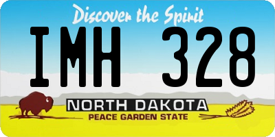 ND license plate IMH328