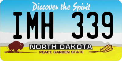 ND license plate IMH339