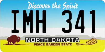 ND license plate IMH341