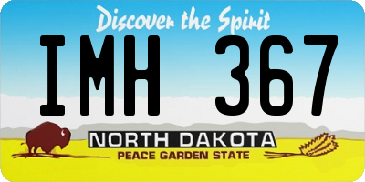 ND license plate IMH367