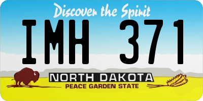 ND license plate IMH371