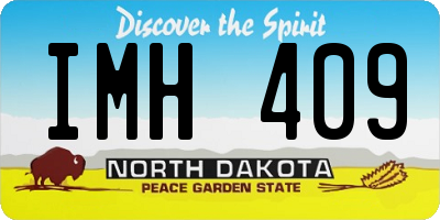 ND license plate IMH409