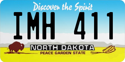 ND license plate IMH411