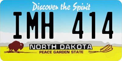 ND license plate IMH414
