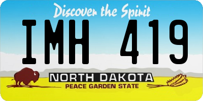 ND license plate IMH419