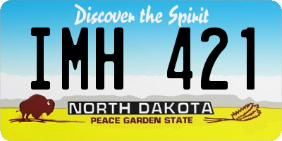 ND license plate IMH421