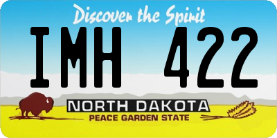 ND license plate IMH422