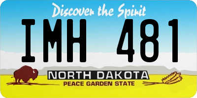 ND license plate IMH481