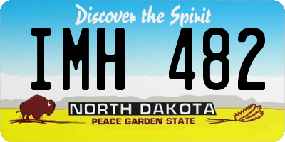 ND license plate IMH482