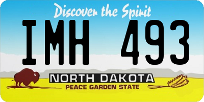 ND license plate IMH493