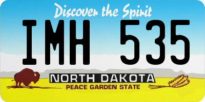 ND license plate IMH535