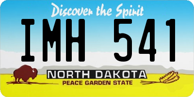 ND license plate IMH541