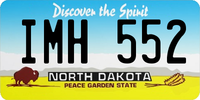 ND license plate IMH552