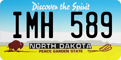 ND license plate IMH589