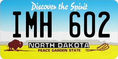 ND license plate IMH602