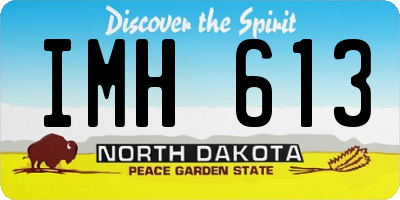 ND license plate IMH613