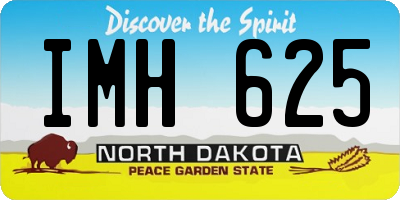 ND license plate IMH625