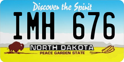 ND license plate IMH676