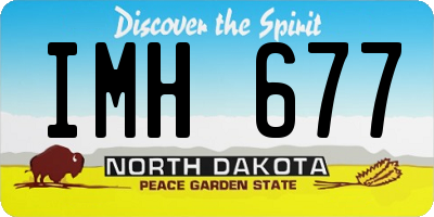 ND license plate IMH677