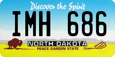 ND license plate IMH686