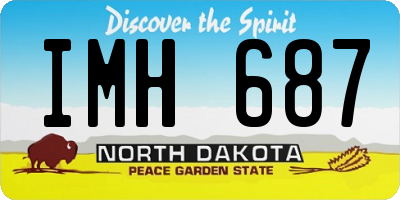 ND license plate IMH687