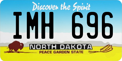 ND license plate IMH696