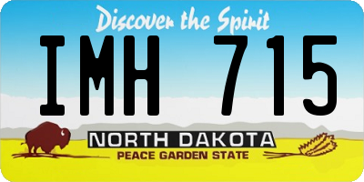 ND license plate IMH715
