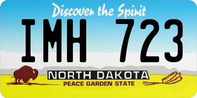 ND license plate IMH723