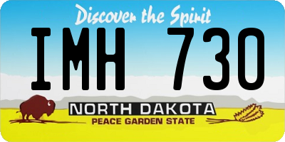 ND license plate IMH730
