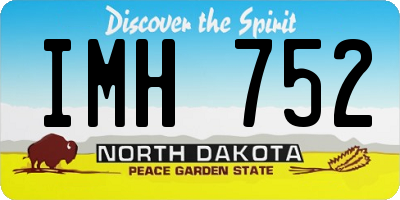 ND license plate IMH752
