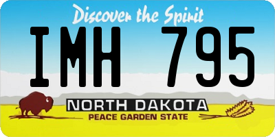 ND license plate IMH795