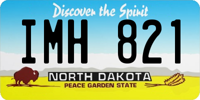 ND license plate IMH821