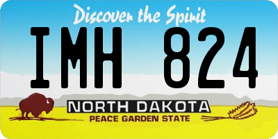 ND license plate IMH824