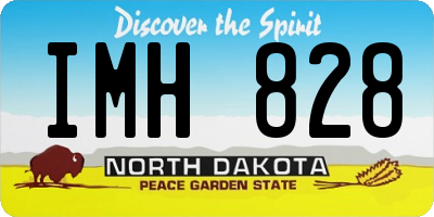 ND license plate IMH828