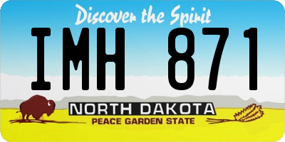 ND license plate IMH871