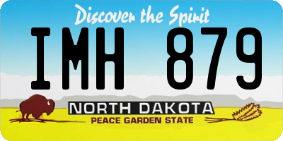 ND license plate IMH879