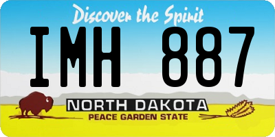 ND license plate IMH887