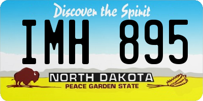 ND license plate IMH895