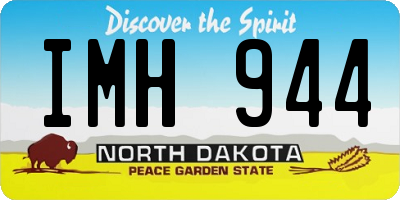 ND license plate IMH944