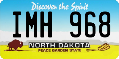 ND license plate IMH968