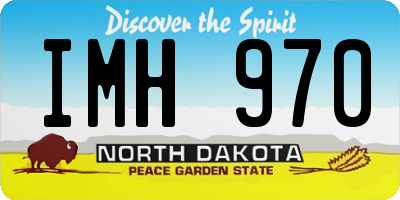 ND license plate IMH970