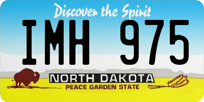 ND license plate IMH975