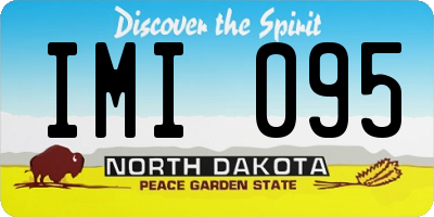 ND license plate IMI095