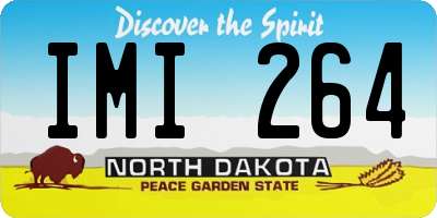 ND license plate IMI264
