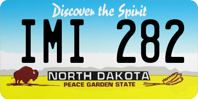 ND license plate IMI282