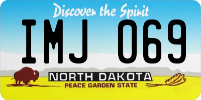 ND license plate IMJ069