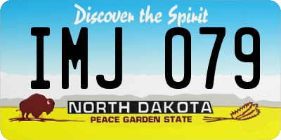 ND license plate IMJ079