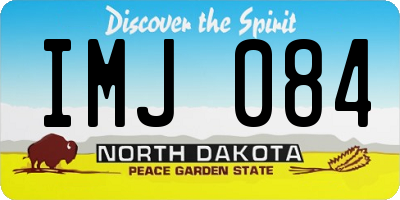 ND license plate IMJ084