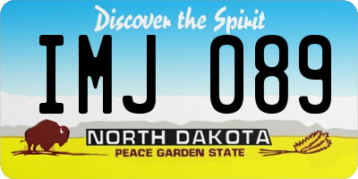 ND license plate IMJ089
